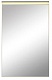 De Aqua Зеркало-шкаф для ванной Алюминиум 50 (AL 501 050 S) серебро – фотография-16