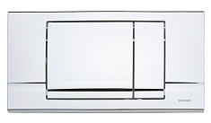 Schwab Кнопка смыва Riva Duo глянцевый хром
