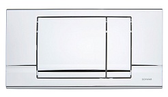 Schwab Кнопка смыва Riva Duo глянцевый хром – фотография-1