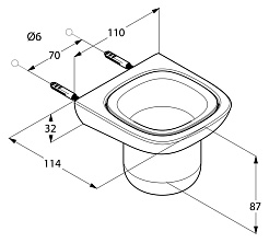 Kludi Стакан "Ambienta 5397505" – фотография-3