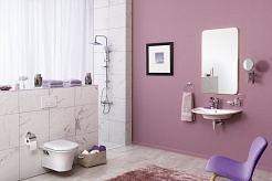 Creavit Унитаз подвесной Moon MO320 с биде – фотография-4