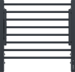 Terminus Полотенцесушитель электрический Горизонт П8 600x600 черный муар – фотография-1