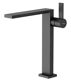 Sancos Смеситель для раковины высокий Linn черный матовый SC9020MB – фотография-1