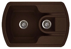 Florentina Мойка гранитная Нире 760 К мокко – фотография-1