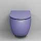 Grossman Унитаз подвесной Color GR-4411LIMS фиолетовый матовый – фотография-14