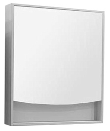 Акватон Зеркало-шкаф для ванной "Инфинити 76" белый – фотография-1