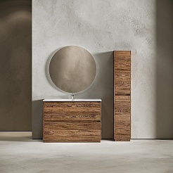 Sancos Тумба с раковиной Libra Floor 120 дуб чарльстон раковина Element 121 CN7006 – фотография-4