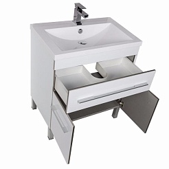 Aquanet Мебель для ванной Верона 75 белая напольная (231034) – фотография-4