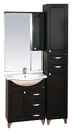 Misty Зеркальный шкаф Александра 65 R венге – фотография-3