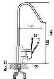 D&K Смеситель "Nurnberg Bayern DA1142401" для кухонной мойки – фотография-2