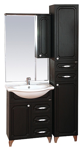 Misty Зеркальный шкаф Александра 65 R венге – картинка-3