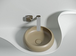 Ceramicanova Мебельная раковина Element 36 CN6050MC капучино матовый – фотография-7