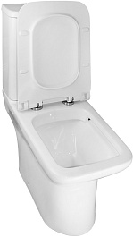 Azario Унитаз-компакт Glory AZ-49 безободковый с бачком с сиденьем микролифт белый – фотография-7