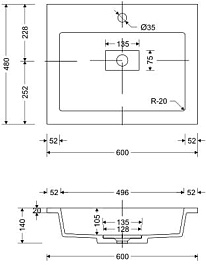 Style Line Тумба с раковиной Лима 60 Plus эмаль графит матовая – фотография-12