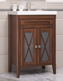 Comforty Мебель для ванной Палермо 60 светлый орех – фотография-8