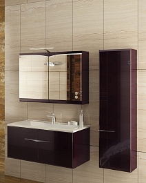  Зеркальный шкаф "Concorde 100" махагон – фотография-2