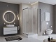 BelBagno Душевой уголок Uno 90/90 UNO-195-A-2-90-P-Cr стекло матовое – фотография-5