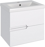 Runo Тумба под раковину Стокгольм 60 подвесная белая