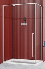 Esbano Душевое ограждение ESA-108PS-C 100/80 – фотография-1