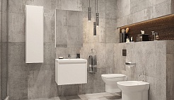 Velvex Мебель для ванной Klaufs 60 белая, 1 ящик – фотография-8