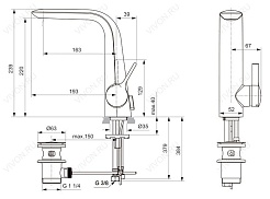 Ideal Standard Смеситель "Melange A6041AA" – фотография-2