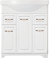 Style Line Тумба с раковиной Олеандр-2 75 белая