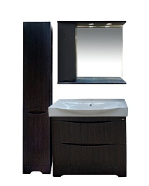 Misty Шкаф-пенал Элвис 35 L венге – фотография-4