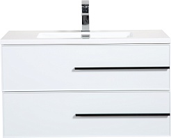 Parly Мебель для ванной Bella 90 подвесная белая – фотография-4