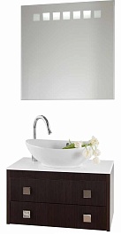 Водолей Мебель для ванной "Сильвия 75" венге – фотография-1