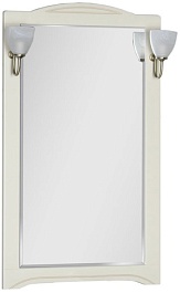 Aquanet Зеркало для ванной "Луис 70" бежевое (173213) – фотография-1