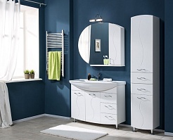 Aquanet Мебель для ванной "Моника 105" белый – фотография-7