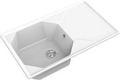 Granfest Мойка кухонная GF-U-840L иней – фотография-1
