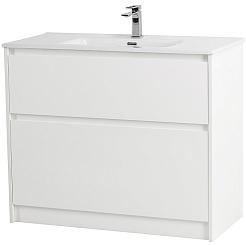 BelBagno Тумба под раковину Kraft 100 напольная Bianco Opaco – фотография-1