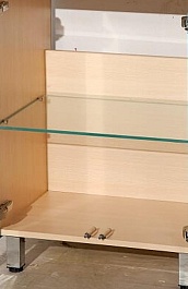 Misty Тумба с раковиной Джулия QVATRO 60 прямая сиреневая – фотография-3