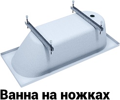 1ACReal Акриловая ванна Tokyo 170x75 – фотография-9