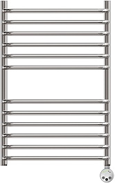 Point Полотенцесушитель электрический П12 500x800 PN09158SE хром – фотография-2