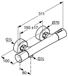 Kludi Смеситель "Zenta 351009138" – фотография-2
