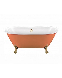Фэма Акриловая ванна "Ottavia", ножки бронза, покрытие RAL металлик  – фотография-2