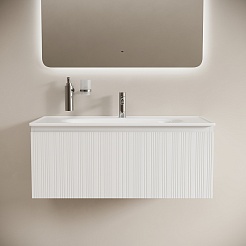 Sancos Тумба с раковиной Code 100 белая раковина Sabo 100 CN13003 – фотография-2