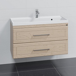 СанТа Мебель для ванной Венера 100 дуб бежевый – фотография-5