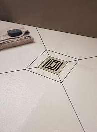 BERGES Wasserhaus Душевой трап Platz Uno 100 090169 хром матовый – фотография-3