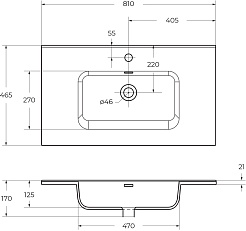 BelBagno Тумба с раковиной Etna 80 подвесная бежевая матовая – фотография-13