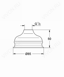 Grohe Верхний душ "Relexa 28404000" – фотография-2