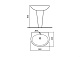 Pasenni Пьедестал для раковины  8571011 VIKO – фотография-5