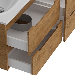 BelBagno Тумба с раковиной Etna 120 с 4 ящиками подвесная Rovere Nature – фотография-6