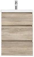 Am.Pm Тумба под раковину Gem S 60 светлый дуб, напольная, с 3 ящиками