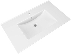 Teymi Тумба с раковиной Vitra 80 подвесная дуб/графит – фотография-7