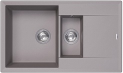 Florentina Мойка кухонная Тоскана 860 К грей – фотография-1