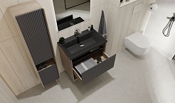 Jorno Тумба под раковину Tossony 70 дуб самдал/антрацит Toss.01.70/P/DS-A/JR – фотография-7