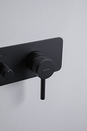 Allen Brau Смеситель для ванны Priority 5.31A05-31 (с внутренней частью) черный матовый – фотография-3